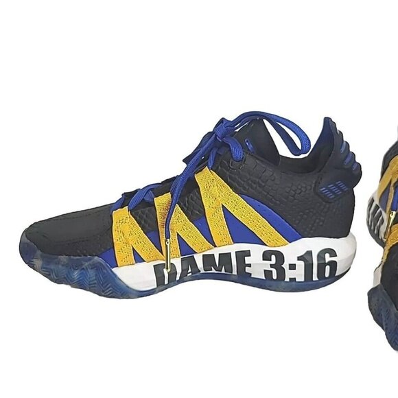 Adidas Stone Cold Austin 3:16 x Dame Shoes 6 Damian Lillard Althletic Sz 5.5 boy - Picture 7 of 14